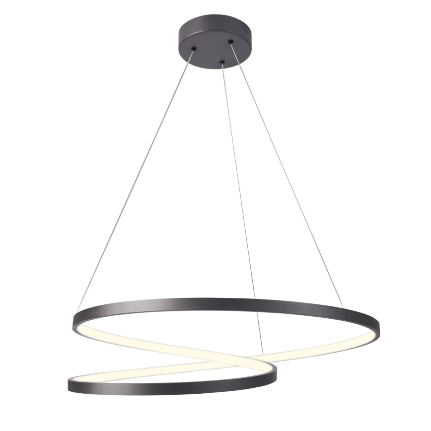 LED Pakabinamas sietynas ZEFIRA LED/52W/230V 4000K diametras 60 cm antracitas