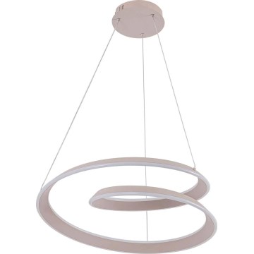 LED pakabinamas šviestuvas ant laido CASHMERE LED/75W/230V Ø 60 cm, smėlio spalvos