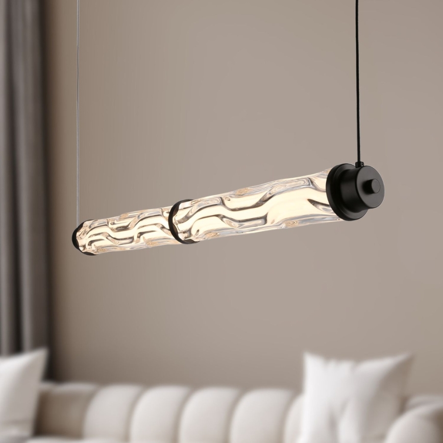 LED pakabinamas šviestuvas ant laido CORTE LED/18W/230V juodas