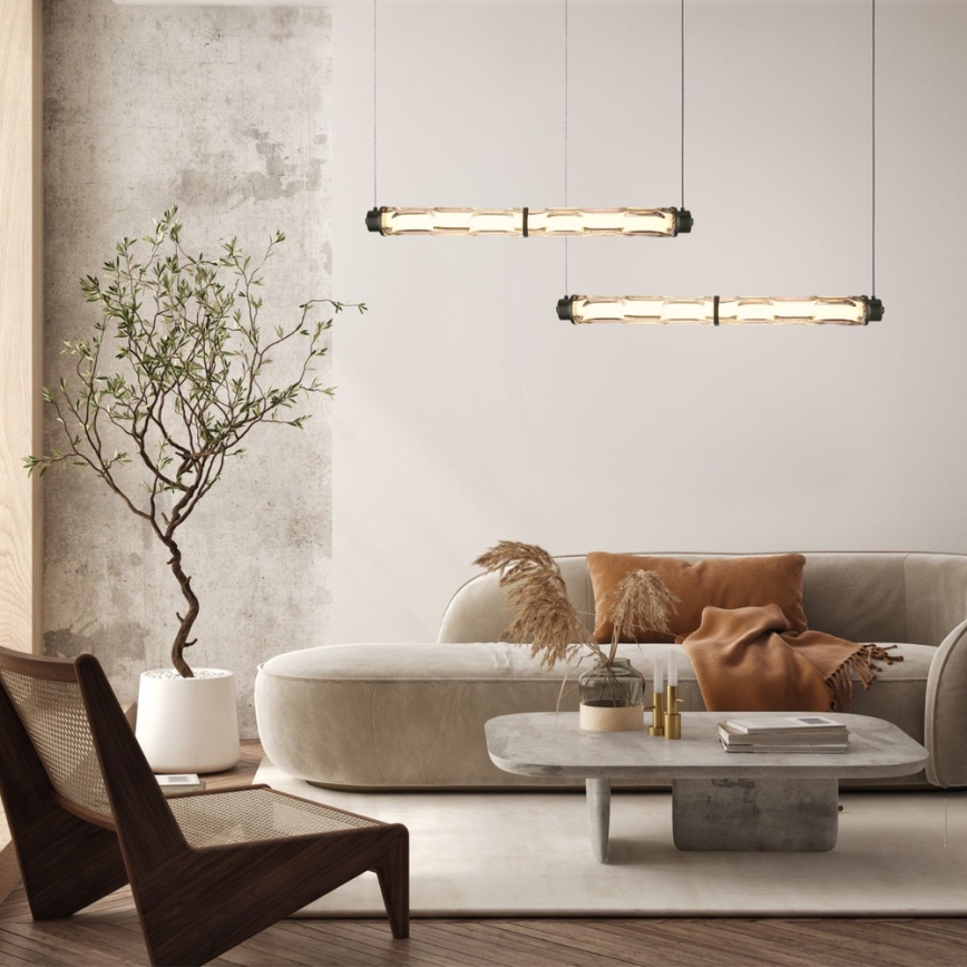 LED pakabinamas šviestuvas ant laido CORTE LED/18W/230V juodas