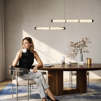 LED pakabinamas šviestuvas ant laido CORTE LED/18W/230V juodas
