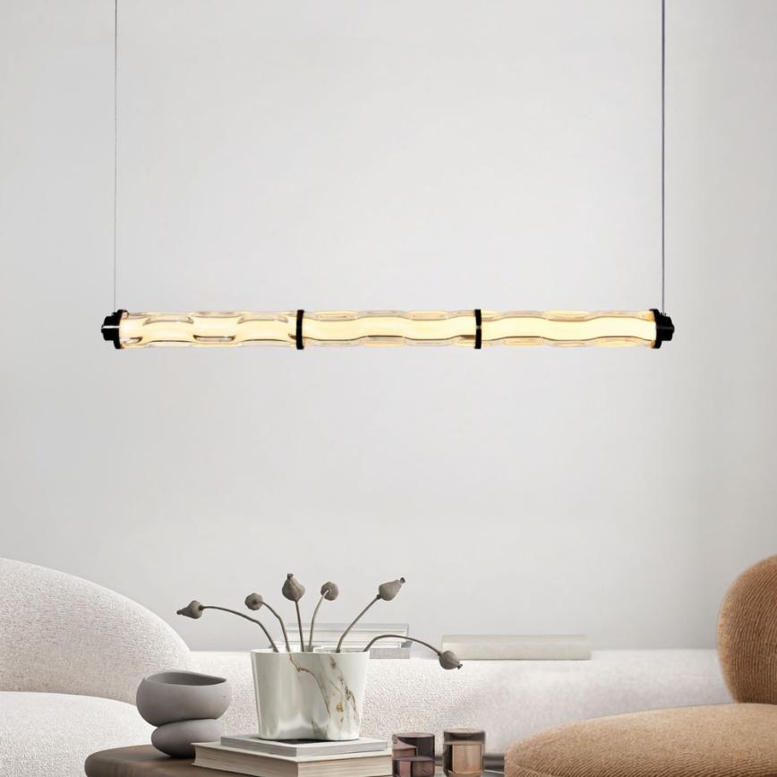 LED pakabinamas šviestuvas ant laido CORTE LED/25W/230V juodas