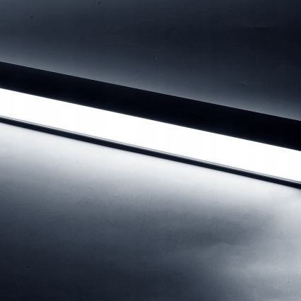 LED pakabinamas šviestuvas ant laido LED/44W/230V 6000K 120 cm juodas