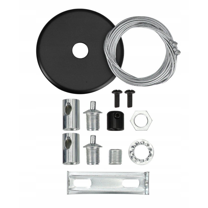 LED pakabinamas šviestuvas ant laido LED/44W/230V 6000K 120 cm juodas