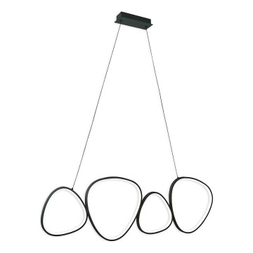 LED pakabinamas šviestuvas ant laido PETRA LED/48W/230V 4000K juodas