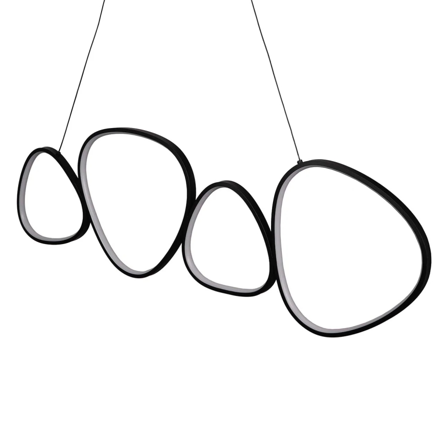 LED pakabinamas šviestuvas ant laido PETRA LED/48W/230V 4000K juodas