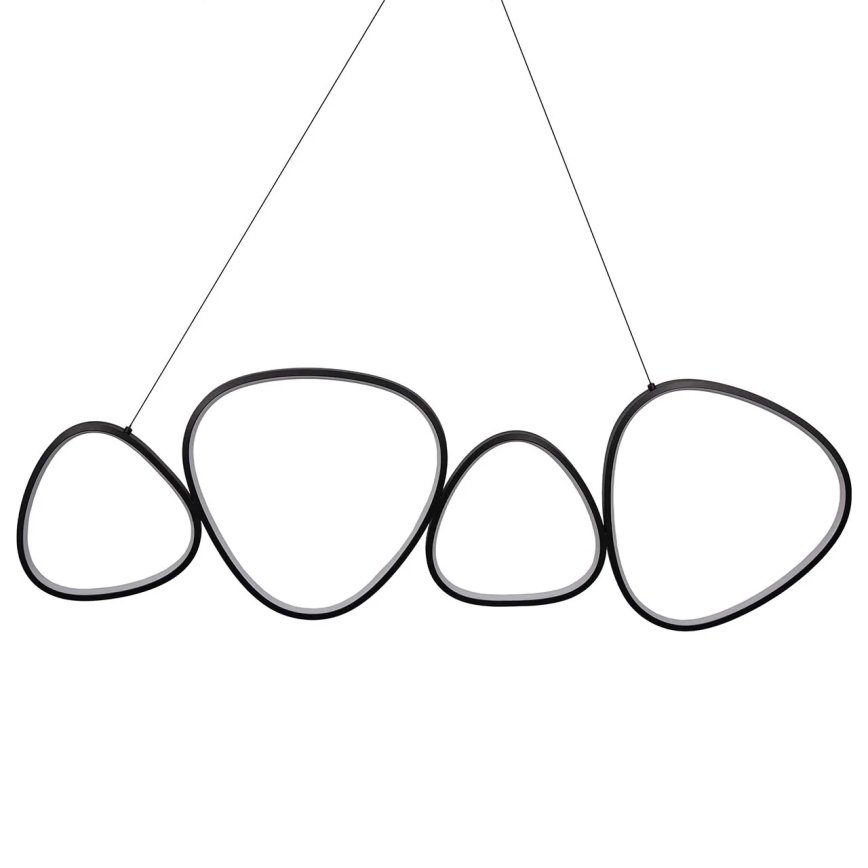 LED pakabinamas šviestuvas ant laido PETRA LED/48W/230V 4000K juodas