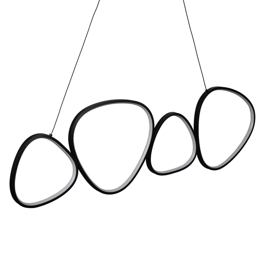 LED pakabinamas šviestuvas ant laido PETRA LED/48W/230V 4000K juodas