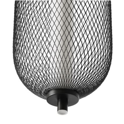 LED pakabinamas šviestuvas ant laido PUMA LED/10W/230V skersmuo 15 cm juodas