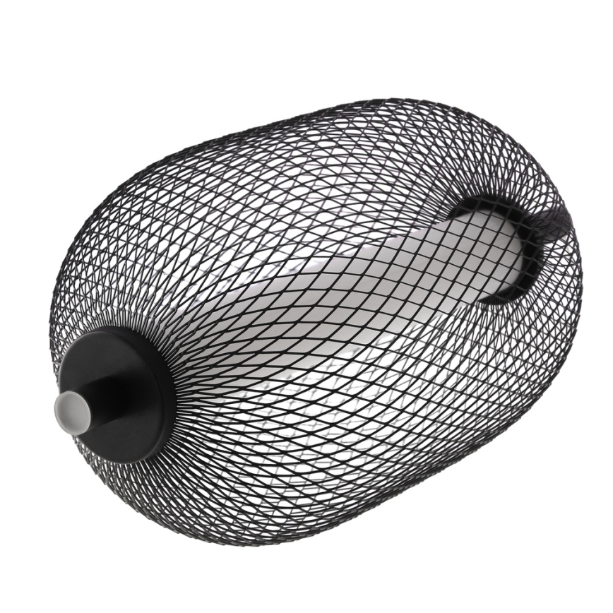 LED pakabinamas šviestuvas ant laido PUMA LED/10W/230V skersmuo 15 cm juodas