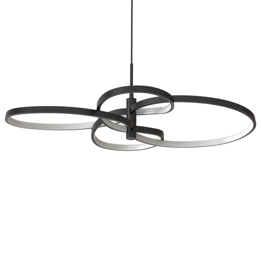 LED pakabinamas šviestuvas ant laido RIBBON LED/37W/230V 4000K juodas