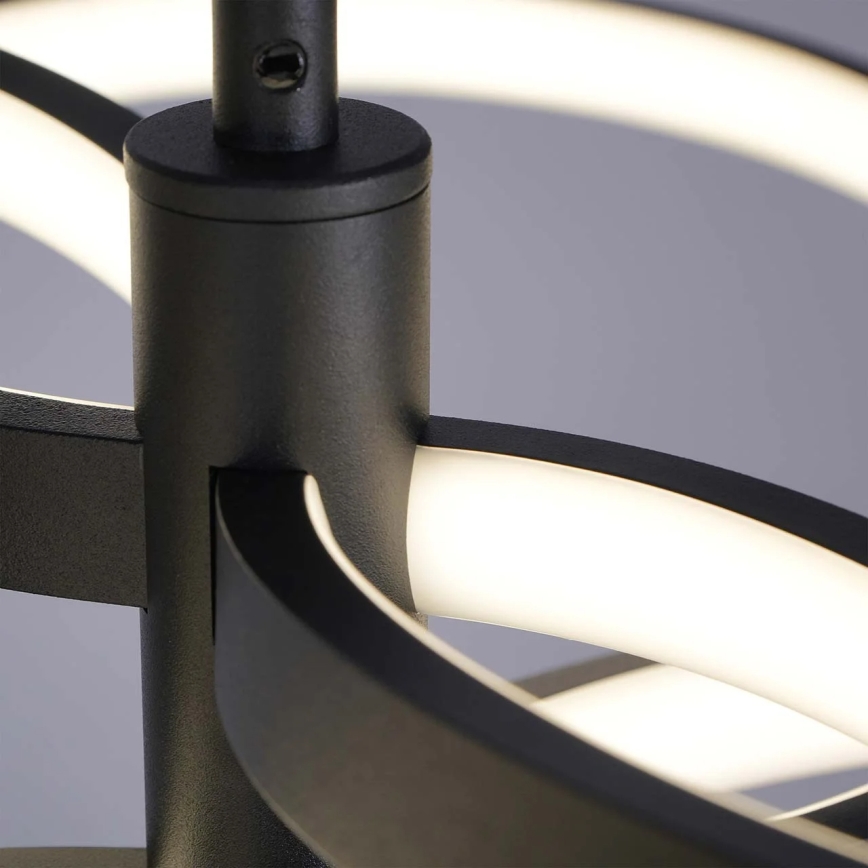 LED pakabinamas šviestuvas ant laido RIBBON LED/37W/230V 4000K juodas