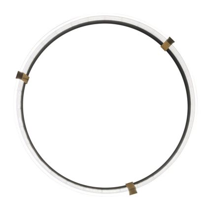 LED pakabinamas šviestuvas ant laido TRIANGLE LED/40W/230V 3000/4000/6000K skersmuo 60 cm juodas