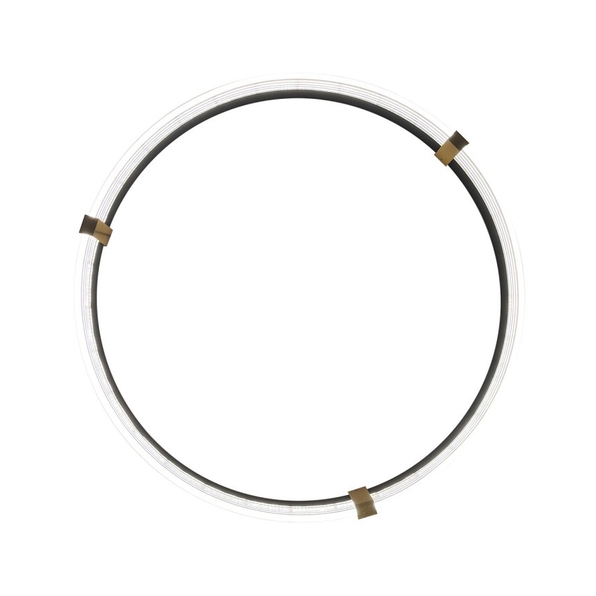 LED pakabinamas šviestuvas ant laido TRIANGLE LED/40W/230V 3000/4000/6000K skersmuo 60 cm juodas