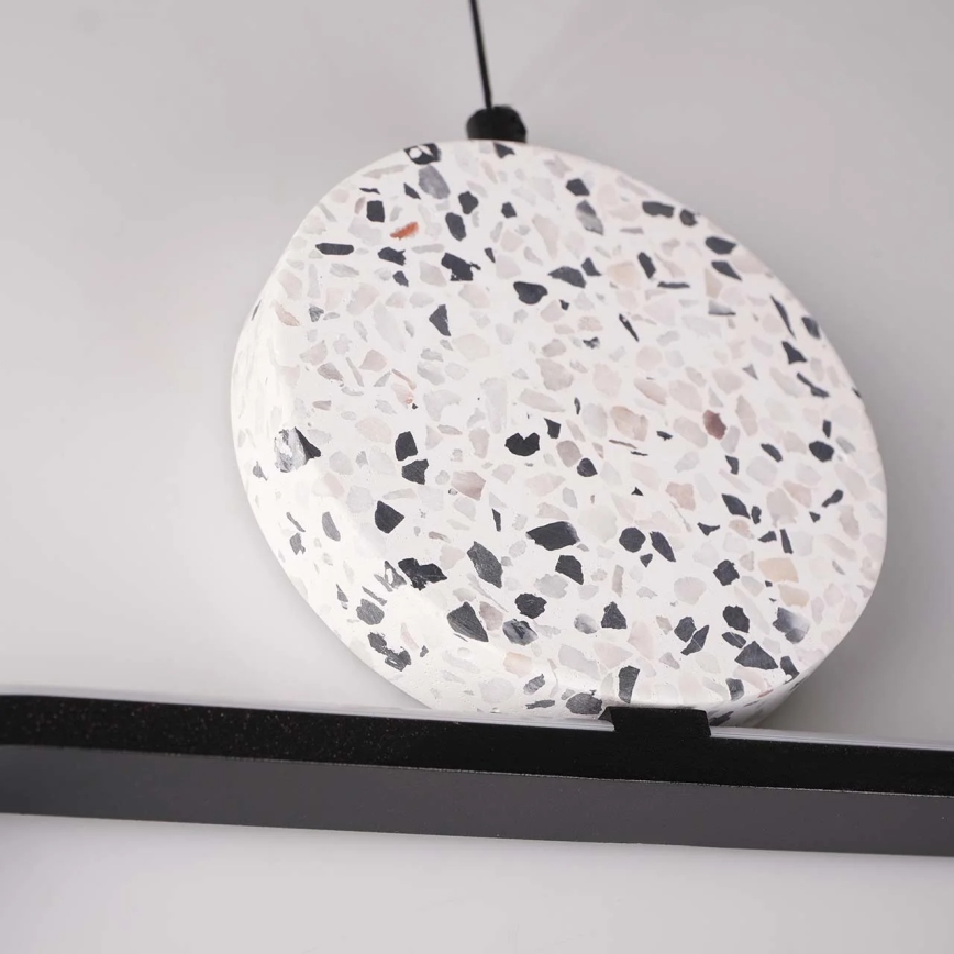 LED pakabinamas šviestuvas ant troselio FLORENTYNA LED/48W/230V 4000K juoda/balta