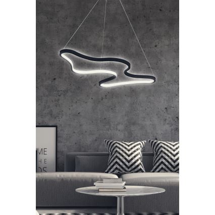 LED Pakabinamas šviestuvas ARTISAN LED/36W/230V 6500K juodas