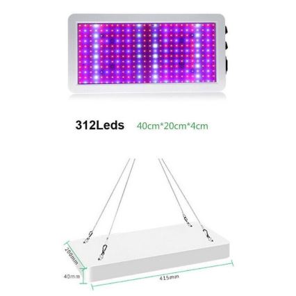 LED Pakabinamas šviestuvas augantiems augalams LED/36W/230V IP44