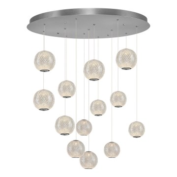 LED Pakabinamas šviestuvas CREMONA 13xLED/5W/230V 3000K matinis chromas