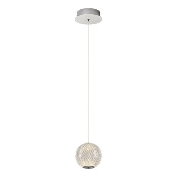 LED Pakabinamas šviestuvas CREMONA 1xLED/5W/230V 3000K matinis chromas