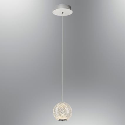 LED Pakabinamas šviestuvas CREMONA 1xLED/5W/230V 3000K matinis chromas