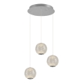 LED Pakabinamas šviestuvas CREMONA 3xLED/5W/230V 3000K matinis chromas