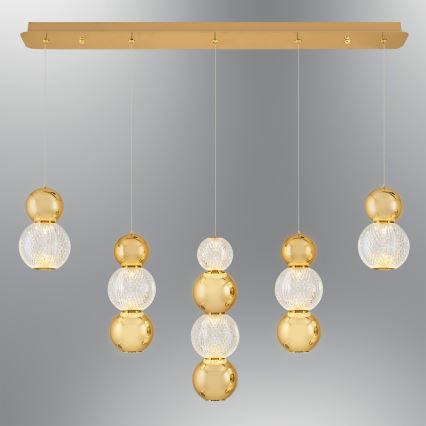 LED pakabinamas šviestuvas CREMONA LED/27W/230V 3000K auksinis