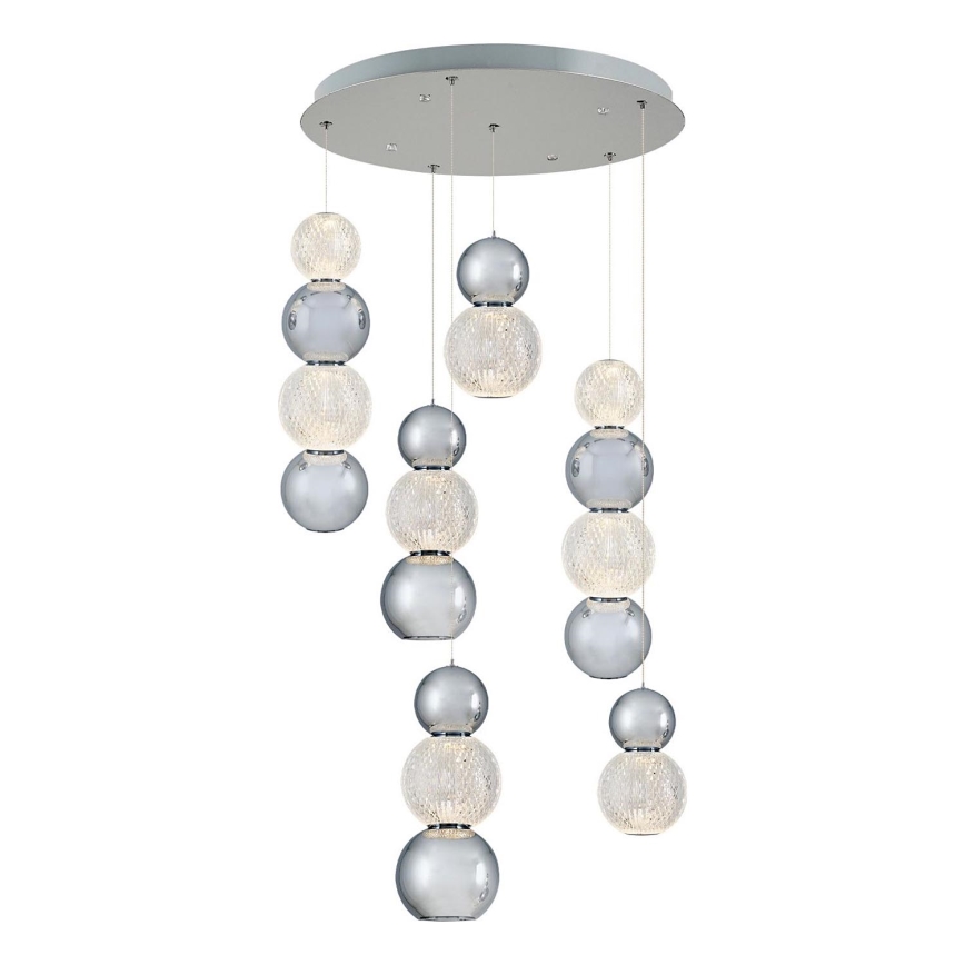 LED Pakabinamas šviestuvas CREMONA LED/34W/230V 3000K matinio chromo