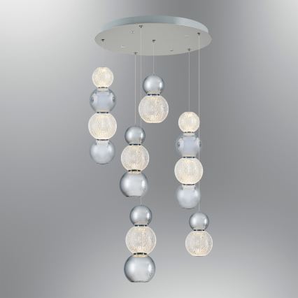 LED Pakabinamas šviestuvas CREMONA LED/34W/230V 3000K matinio chromo
