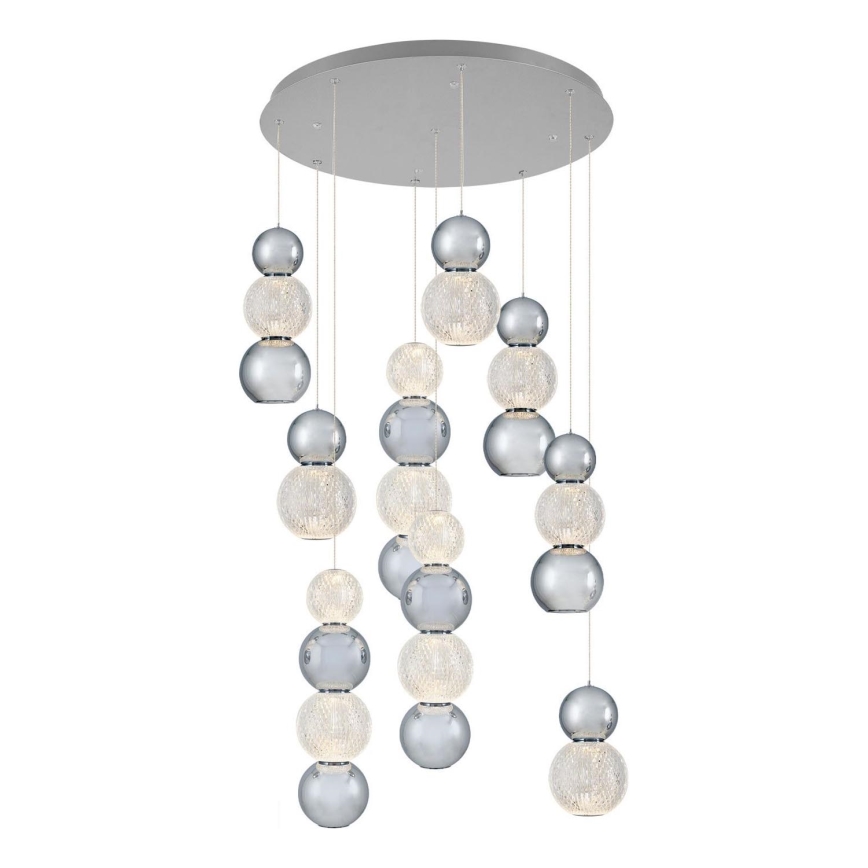 LED pakabinamas šviestuvas CREMONA LED/51W/230V 3000K matinė chromo