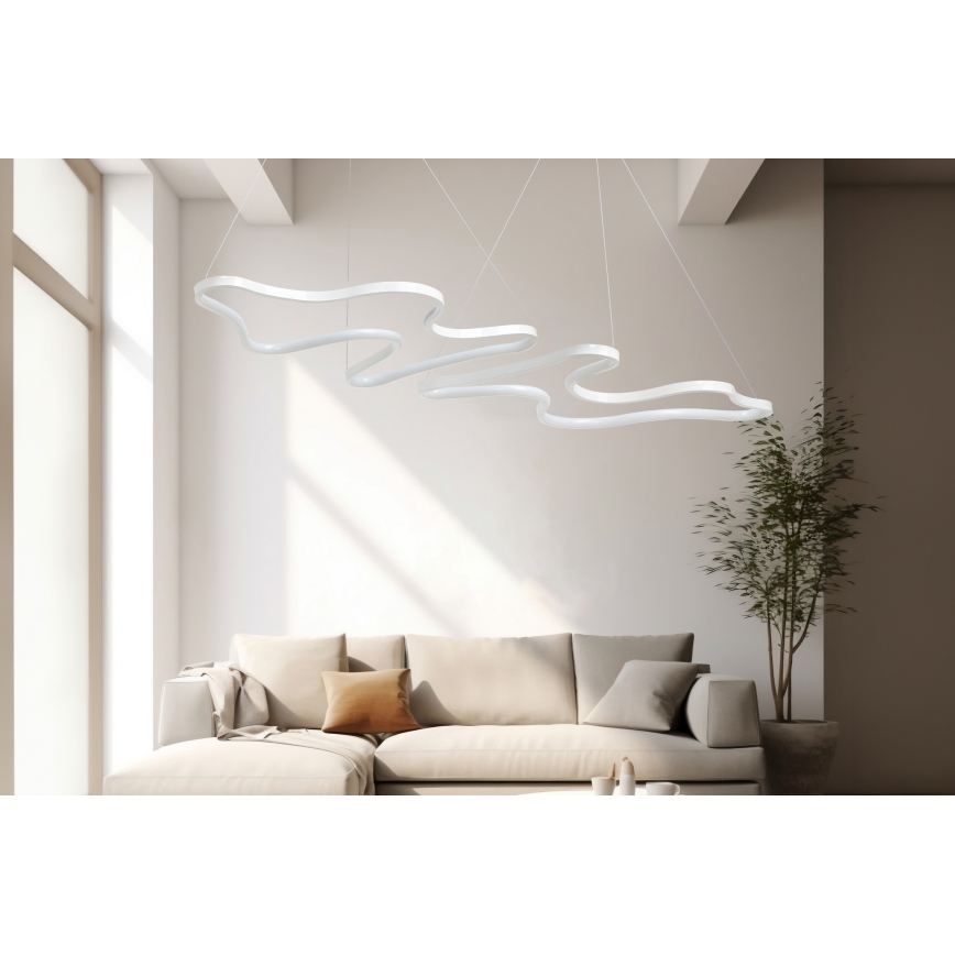 LED Pakabinamas šviestuvas DUPLE ARTISAN LED/80W/230V 6500K baltas
