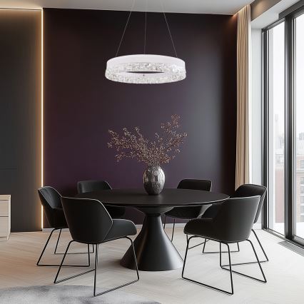 LED Pakabinamas šviestuvas FROZI LED/32W/230V, 50 cm, balta