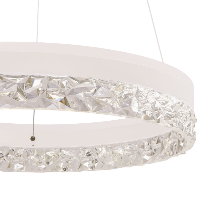 LED Pakabinamas šviestuvas FROZI LED/32W/230V, 50 cm, balta