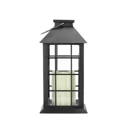 LED Pakabinamas šviestuvas, įkraunamas saulės energija LED/0,02W/1,2V 1xAA 2700K IP44 200 mAh juoda