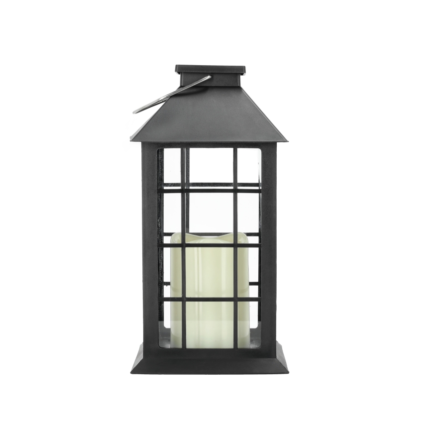 LED Pakabinamas šviestuvas, įkraunamas saulės energija LED/0,02W/1,2V 1xAA 2700K IP44 200 mAh juoda