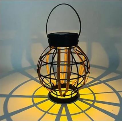 LED Pakabinamas šviestuvas, įkraunamas saulės energija LED/0,1W/1,2V diametras 15 cm