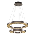 LED pakabinamas šviestuvas JESI LED/140W/230V 3000K skersmuo 100 cm sidabrinis