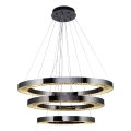LED Pakabinamas šviestuvas JESI LED/99W/230V 3000K skersmuo 100 cm sidabrinis