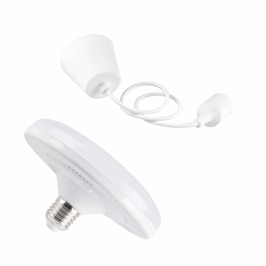 LED pakabinamas šviestuvas KIKI 1xE27/10W/230V balta