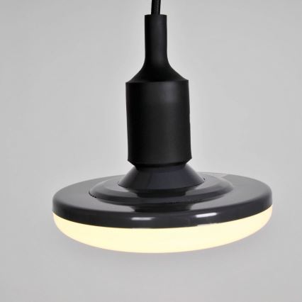 LED pakabinamas šviestuvas KIKI 1xE27/10W/230V juoda
