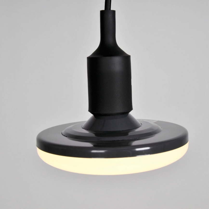 LED pakabinamas šviestuvas KIKI 1xE27/10W/230V juoda