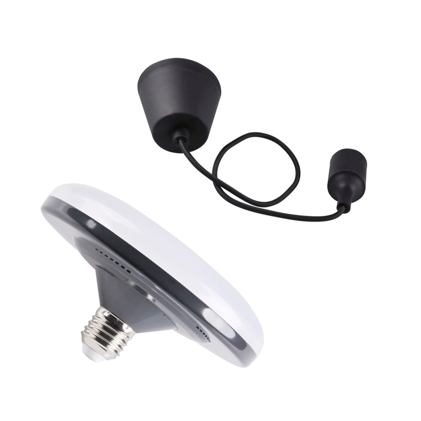 LED pakabinamas šviestuvas KIKI 1xE27/10W/230V juoda