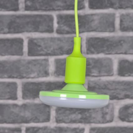 LED pakabinamas šviestuvas KIKI 1xE27/10W/230V žalia