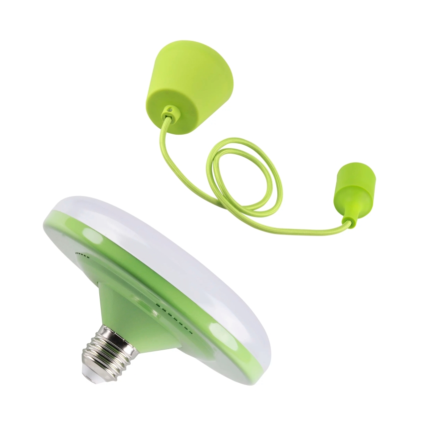 LED pakabinamas šviestuvas KIKI 1xE27/10W/230V žalia