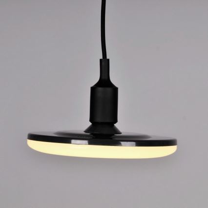 LED pakabinamas šviestuvas KIKI 1xE27/15W/230V juoda