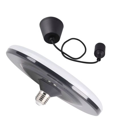 LED pakabinamas šviestuvas KIKI 1xE27/15W/230V juoda