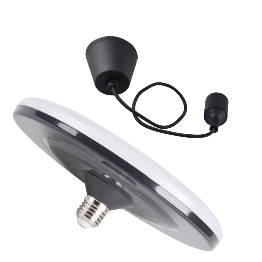 LED pakabinamas šviestuvas KIKI 1xE27/15W/230V juoda