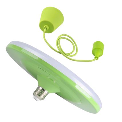 LED pakabinamas šviestuvas KIKI 1xE27/15W/230V žalia