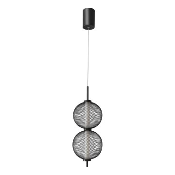 LED pakabinamas šviestuvas PUMA LED/10W/230V Ø 14 cm juodas