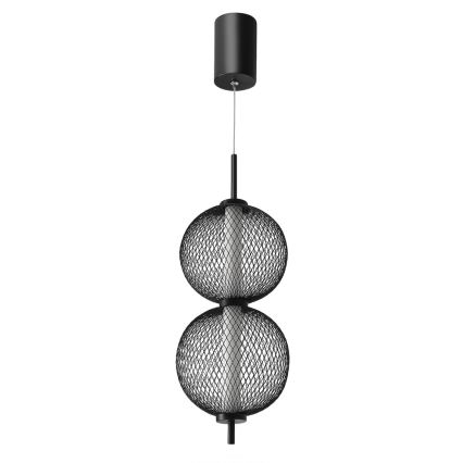 LED pakabinamas šviestuvas PUMA LED/10W/230V Ø 14 cm juodas