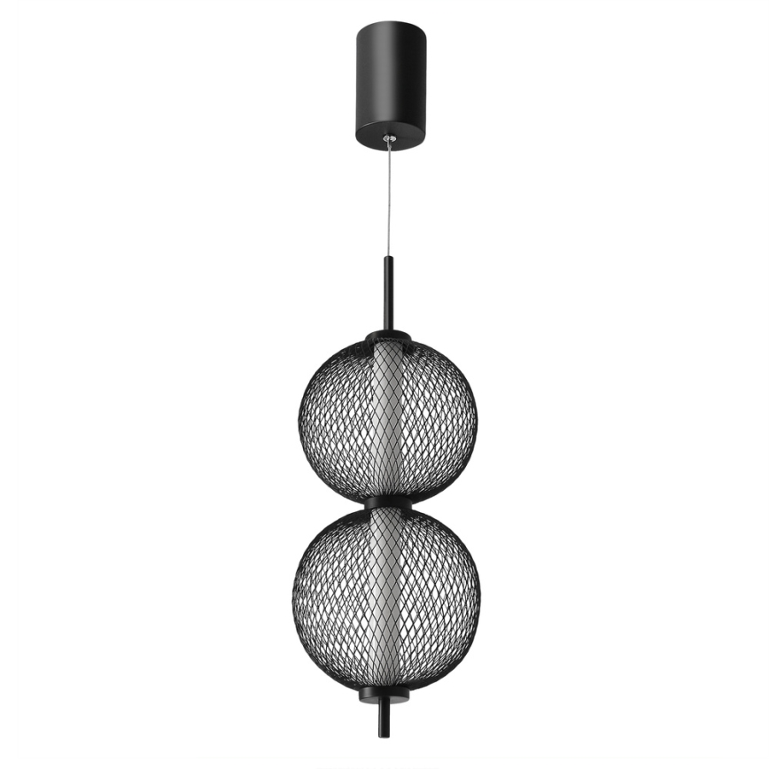 LED pakabinamas šviestuvas PUMA LED/10W/230V Ø 14 cm juodas
